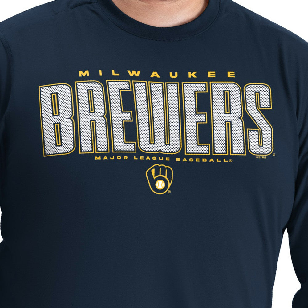 Milwaukee Brewers G-III Sports by Carl Banks Adaptive Long Sleeve T-Shirt - MLB