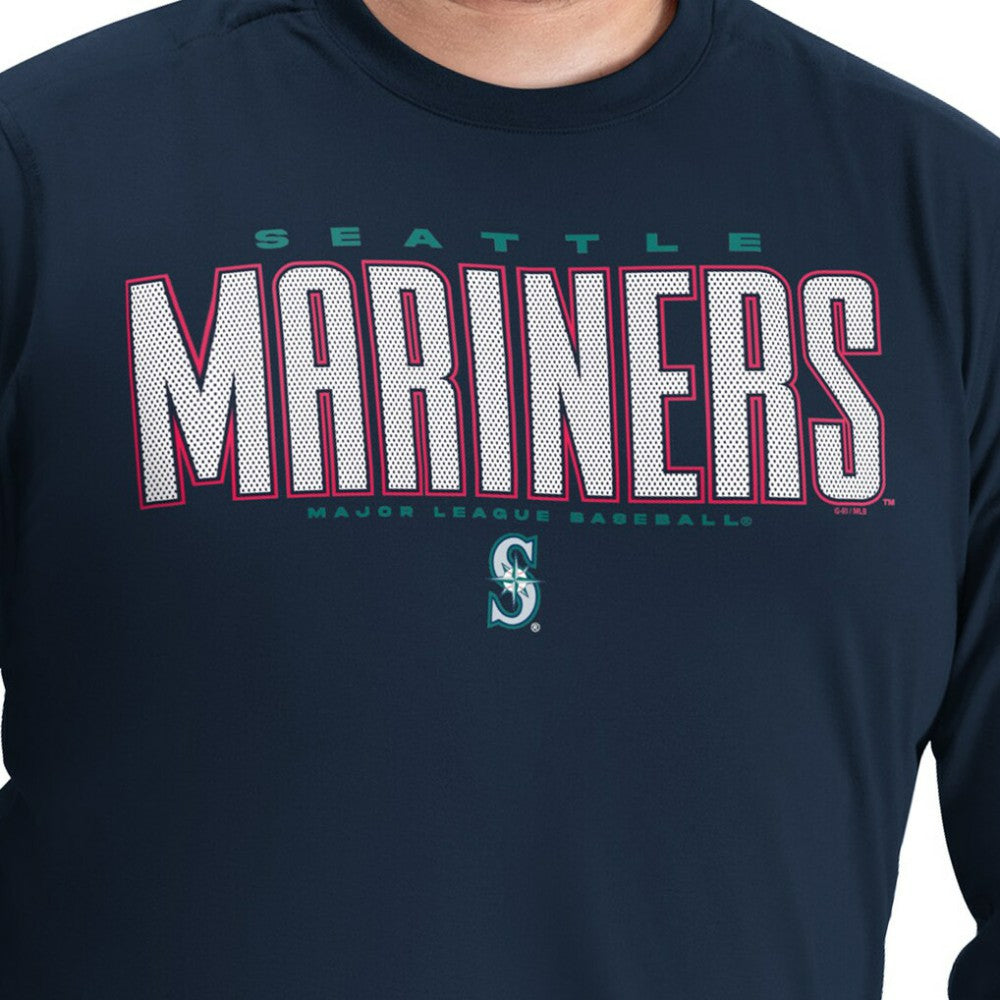 Seattle Mariners G-III Sports by Carl Banks Adaptive Long Sleeve T-Shirt - MLB