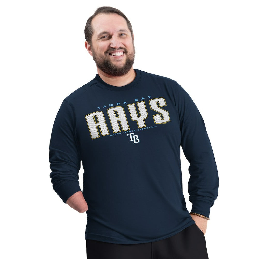 Tampa Bay Rays G-III Sports by Carl Banks Adaptive Long Sleeve T-Shirt - MLB