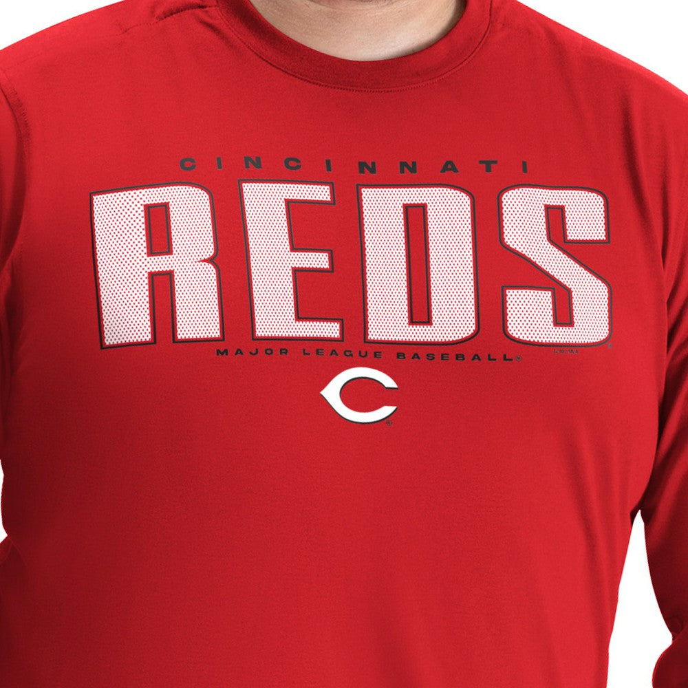 Cincinnati Reds G-III Sports by Carl Banks Adaptive Long Sleeve T-Shirt - MLB
