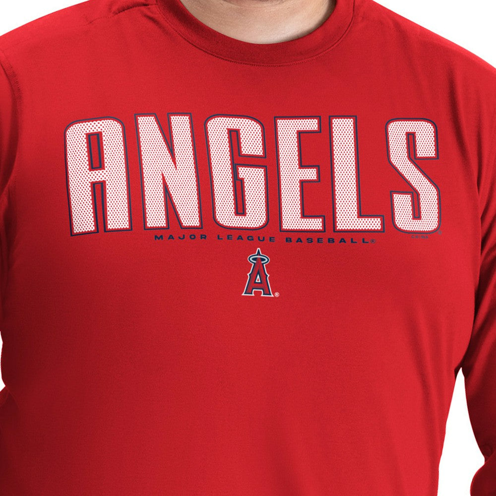 Los Angeles Angels G-III Sports by Carl Banks Adaptive Long Sleeve T-Shirt - MLB