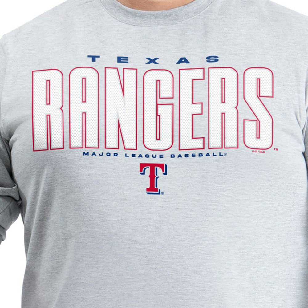 Texas Rangers G-III Sports by Carl Banks Adaptive Long Sleeve T-Shirt - MLB