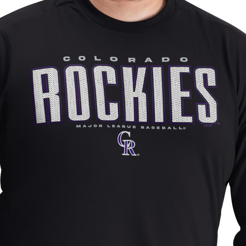 Colorado Rockies G-III Sports by Carl Banks Adaptive Long Sleeve T-Shirt - MLB