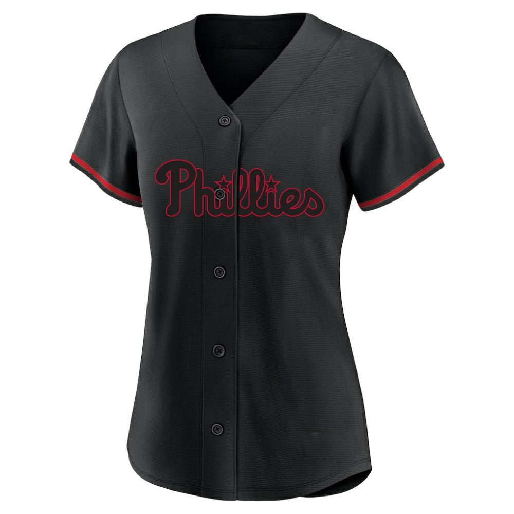 Bryce Harper Philadelphia Phillies Profile Women's Plus Size Player Name & Number Fashion Jersey - MLB
