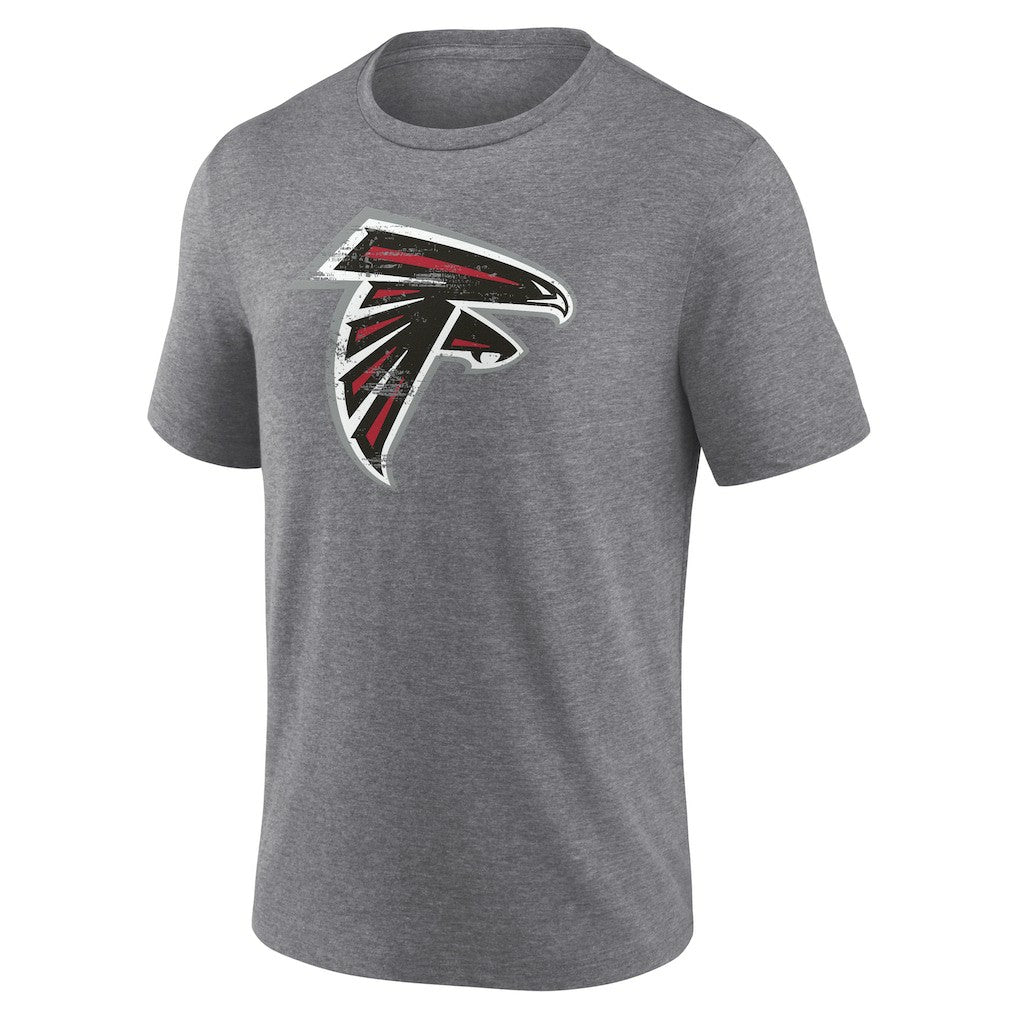 Atlanta Falcons Heritage Custom Name & Number Tri-Blend T-Shirt Gray | NFL