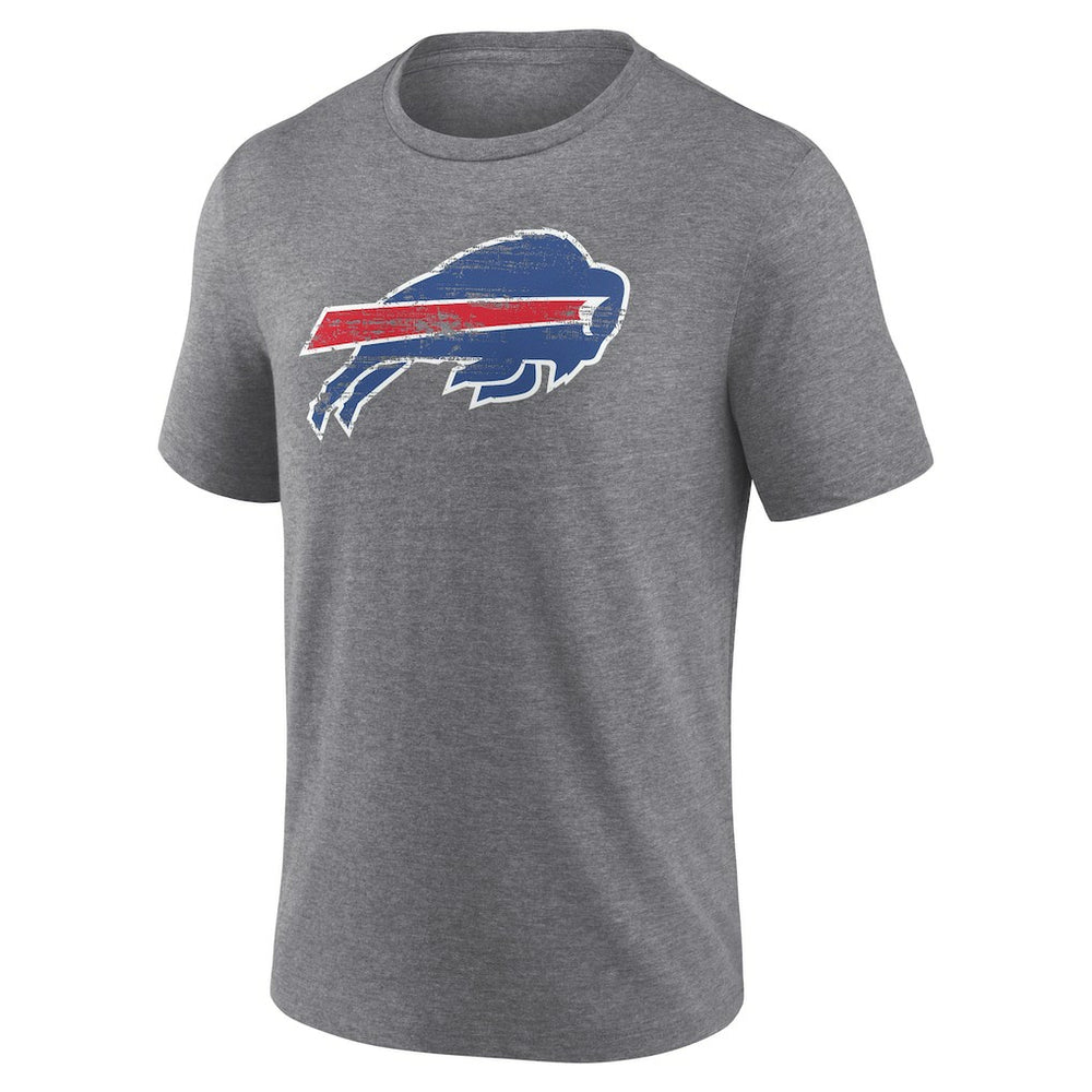 Buffalo Bills Heritage Custom Name & Number Tri-Blend T-Shirt Gray | NFL