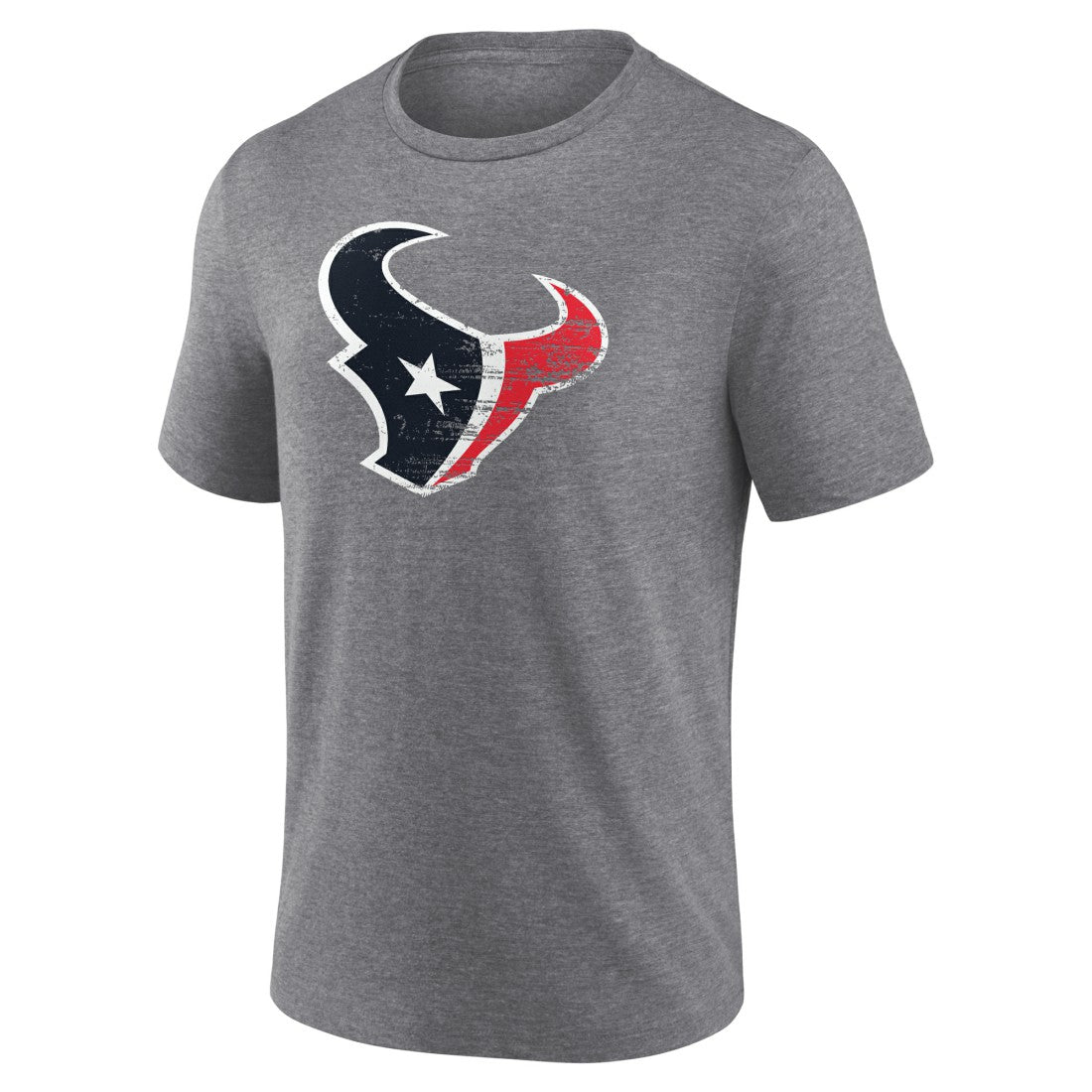 Houston Texans Heritage Custom Name & Number Tri-Blend T-Shirt Gray | NFL