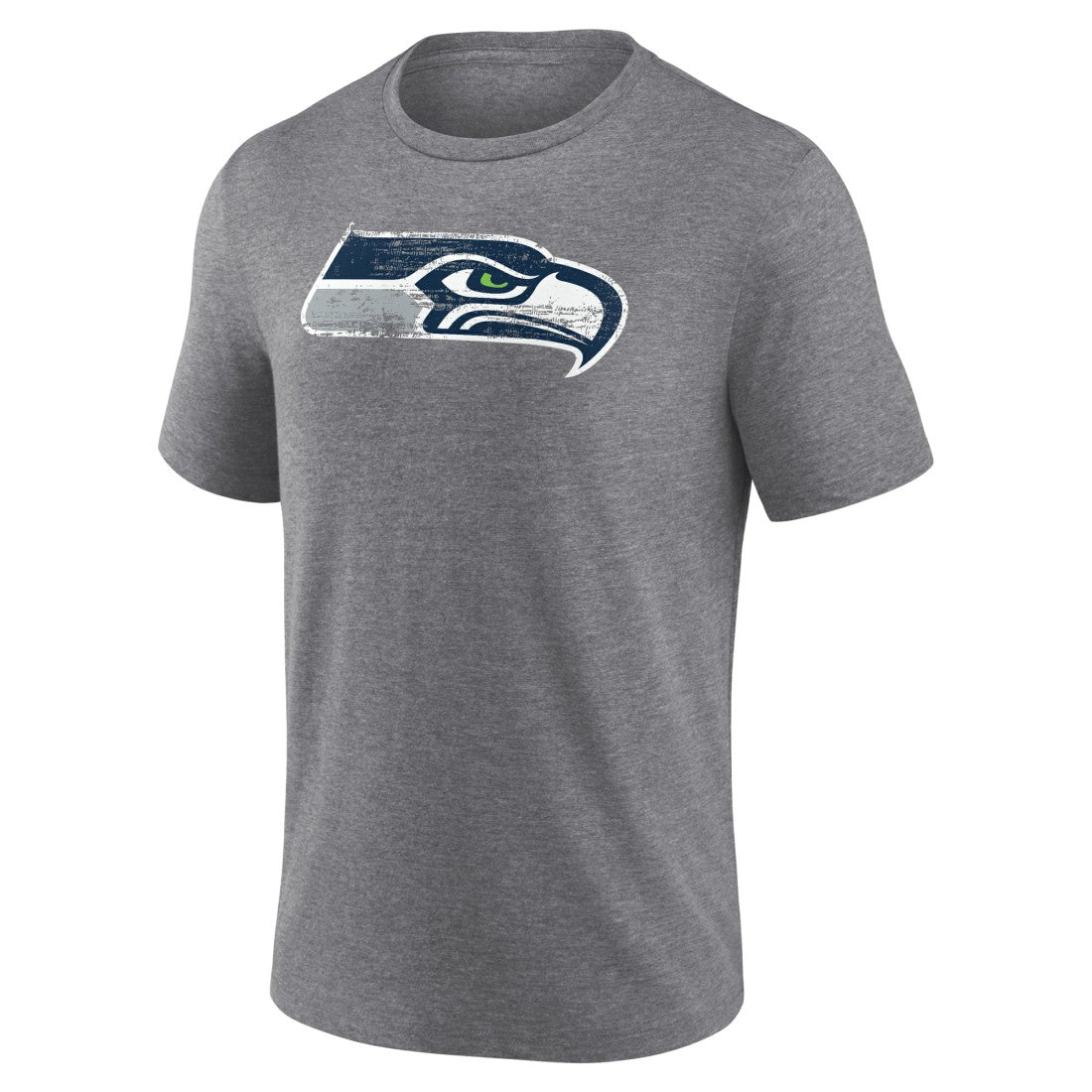 Seattle Seahawks Heritage Custom Name & Number Tri-Blend T-Shirt Gray | NFL