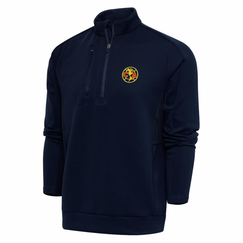Club America Antigua Genesis Quarter-Zip Pullover Navy - FIFA World CUP