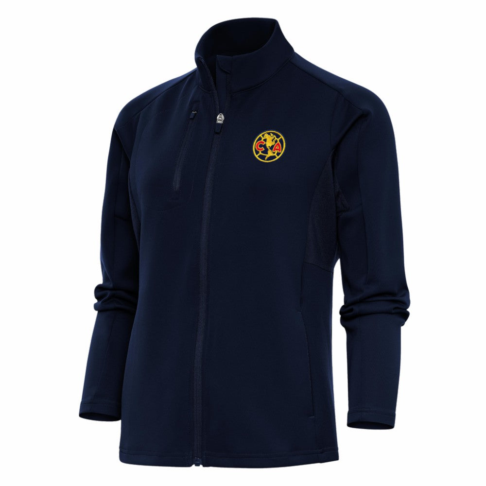Club America Antigua Women's Genesis Full-Zip Jacket Navy - FIFA World CUP