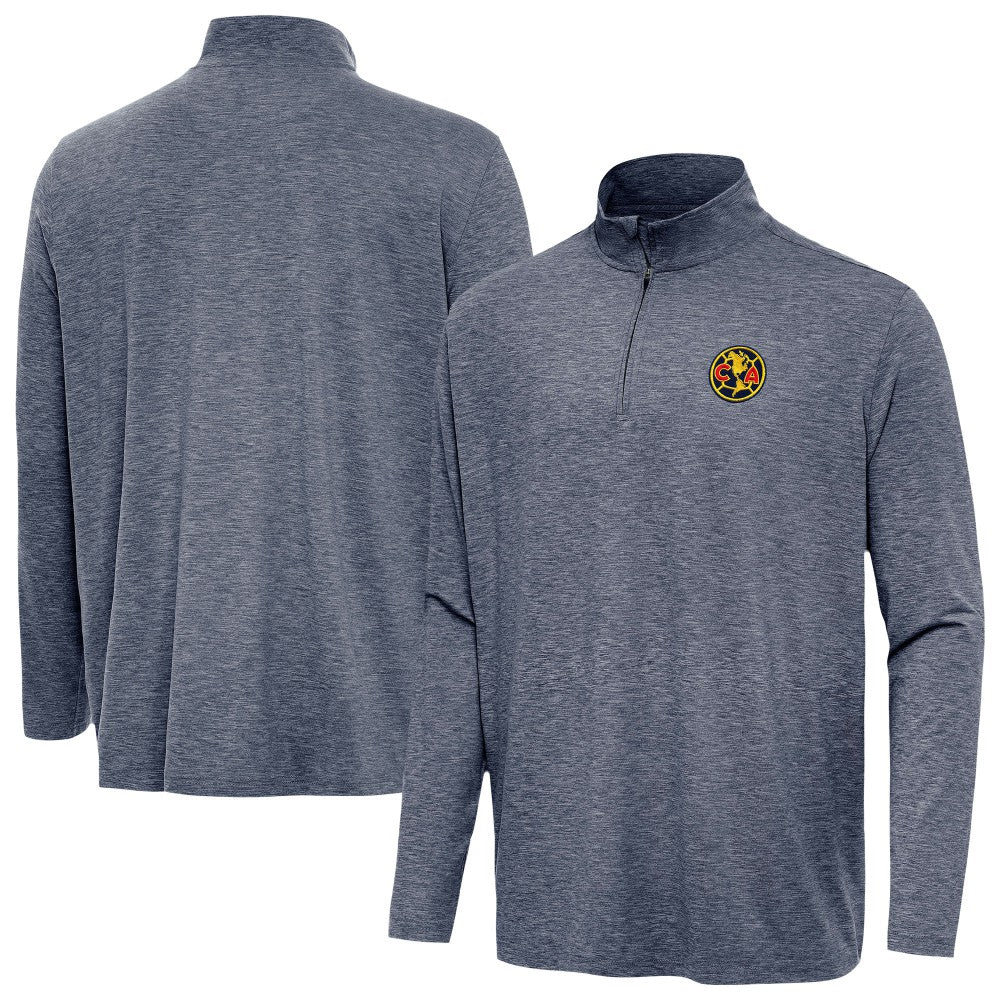Club America Antigua Master Quarter-Zip Pullover Heather Navy - FIFA World CUP