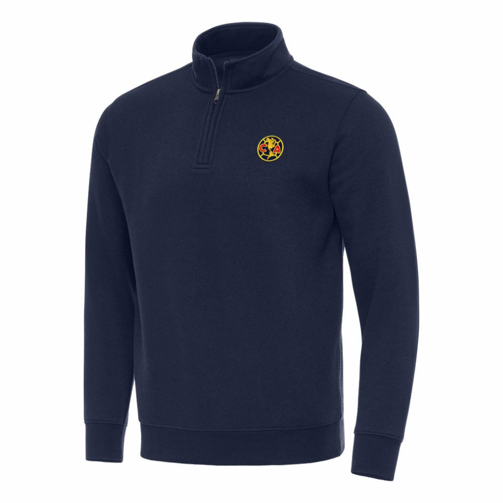 Club America Antigua Landslide Quarter-Zip Pullover Navy - FIFA World CUP