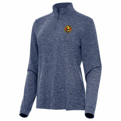Club America Antigua Women's Master Quarter-Zip Pullover Heather Navy - FIFA World CUP