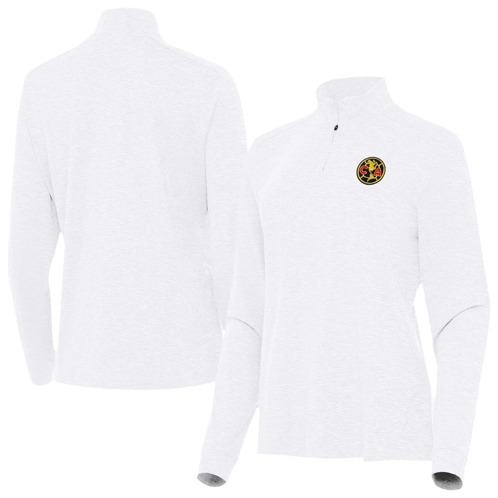 Club America Antigua Women's Master Quarter-Zip Pullover White - FIFA World CUP