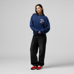 New York Rangers Mitchell & Ness Women's Vintage Crewneck Sweatshirt - Blue - NHL