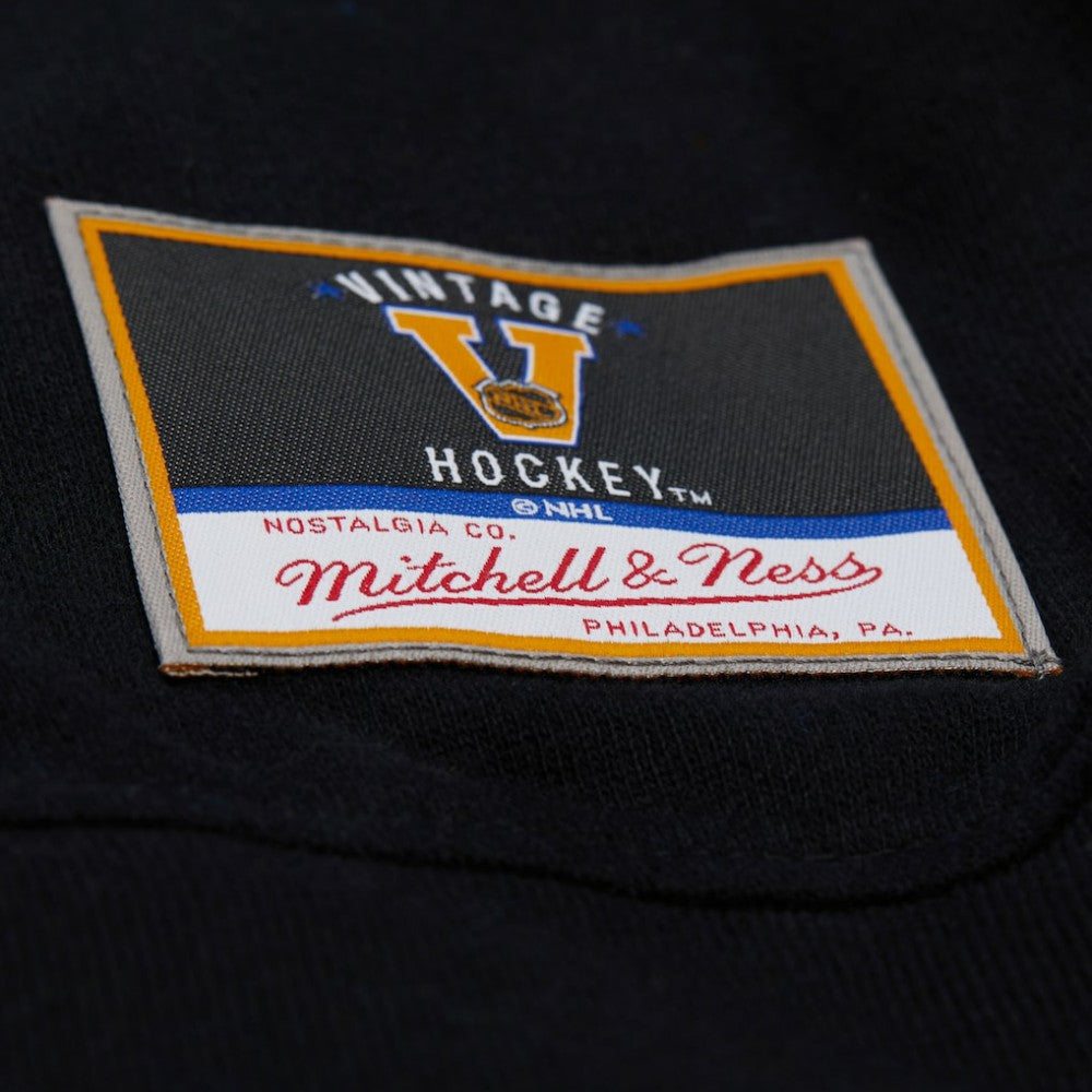 Detroit Red Wings Mitchell & Ness Women's Vintage Crewneck Sweatshirt - Black - NHL