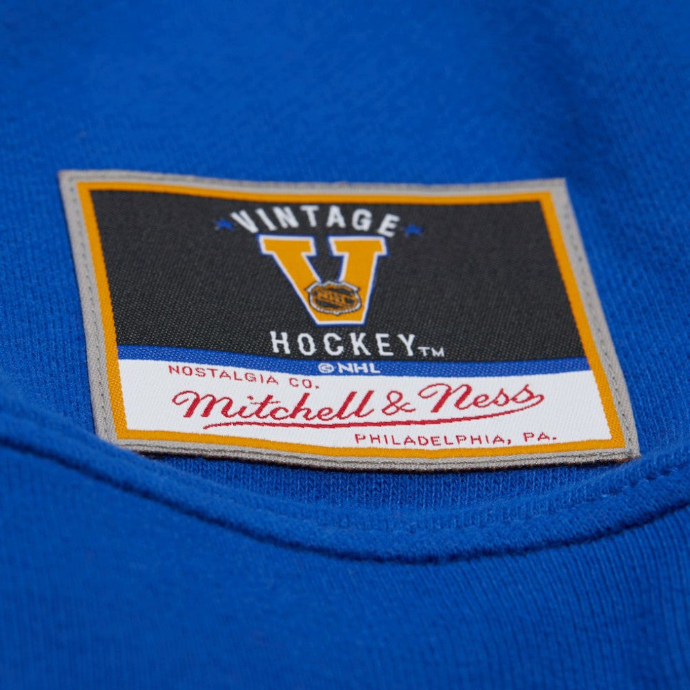St. Louis Blues Mitchell & Ness Women's Vintage Crewneck Sweatshirt - Blue - NHL