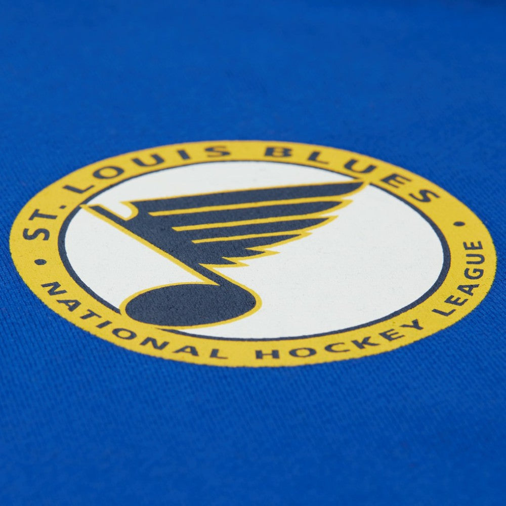 St. Louis Blues Mitchell & Ness Women's Vintage Crewneck Sweatshirt - Blue - NHL