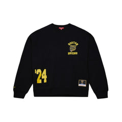 Boston Bruins Mitchell & Ness Women's Vintage Crewneck Sweatshirt - Black - NHL