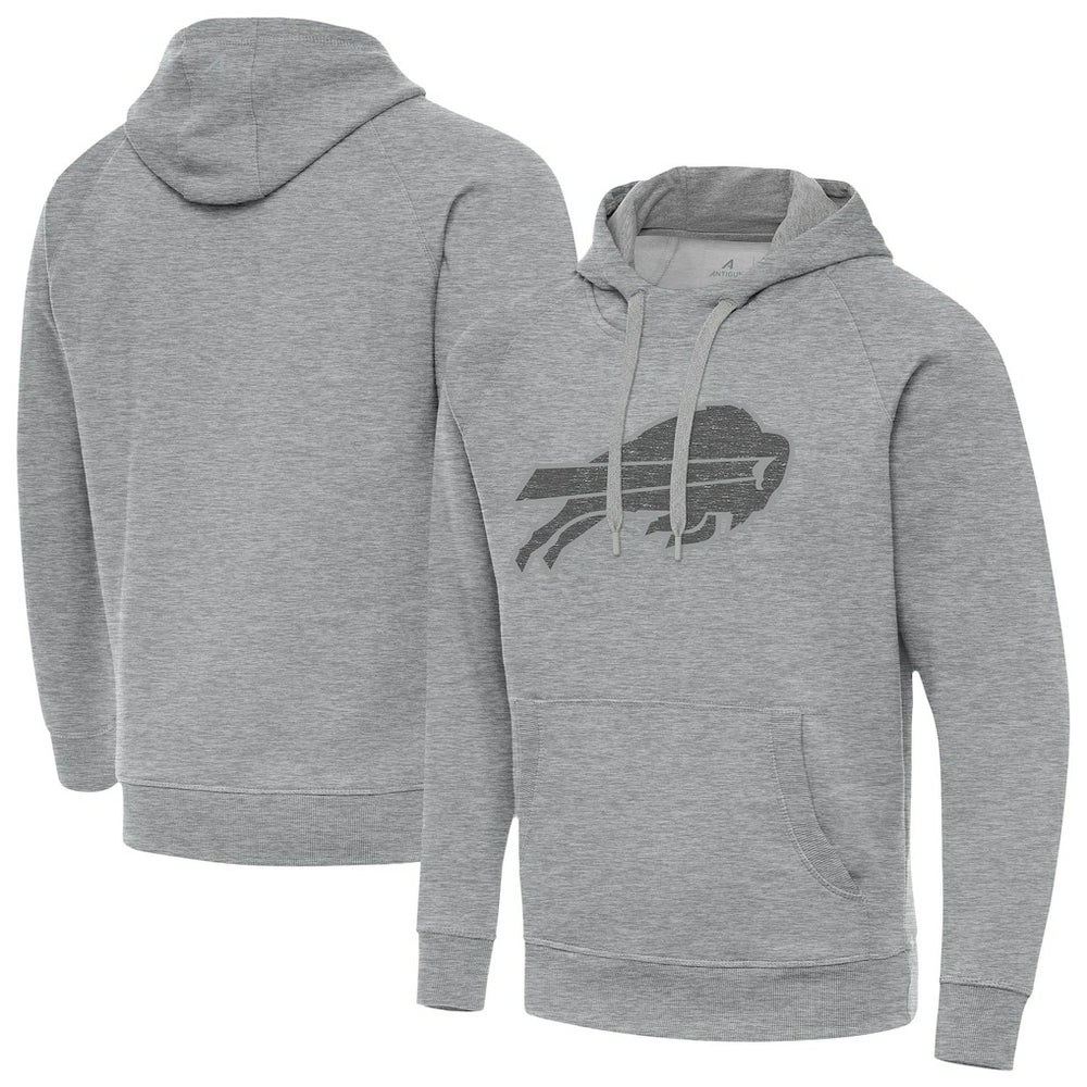 Buffalo Bills Antigua Victory Hoodie Heather Gray | NFL