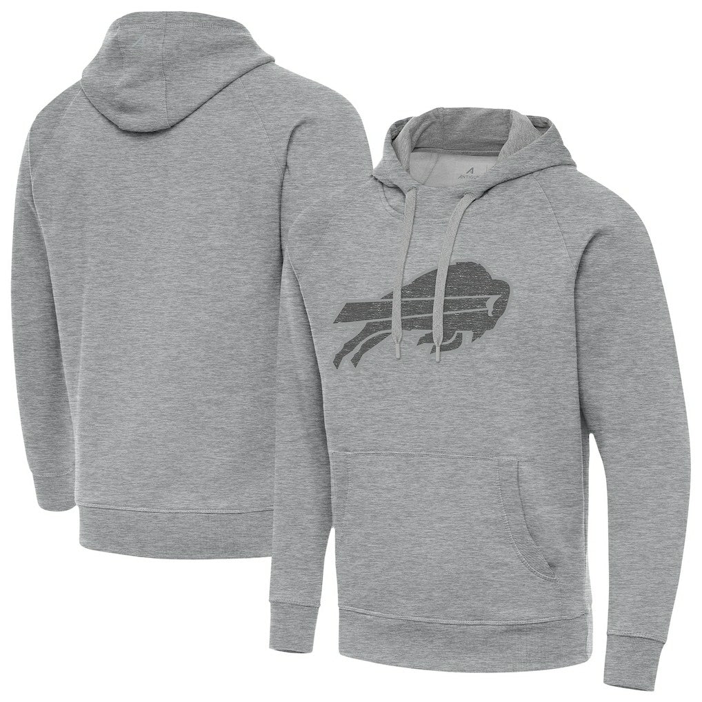 Buffalo Bills Antigua Victory Hoodie Heather Gray | NFL