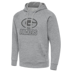 Green Bay Packers Antigua Victory Hoodie Heather Gray | NFL