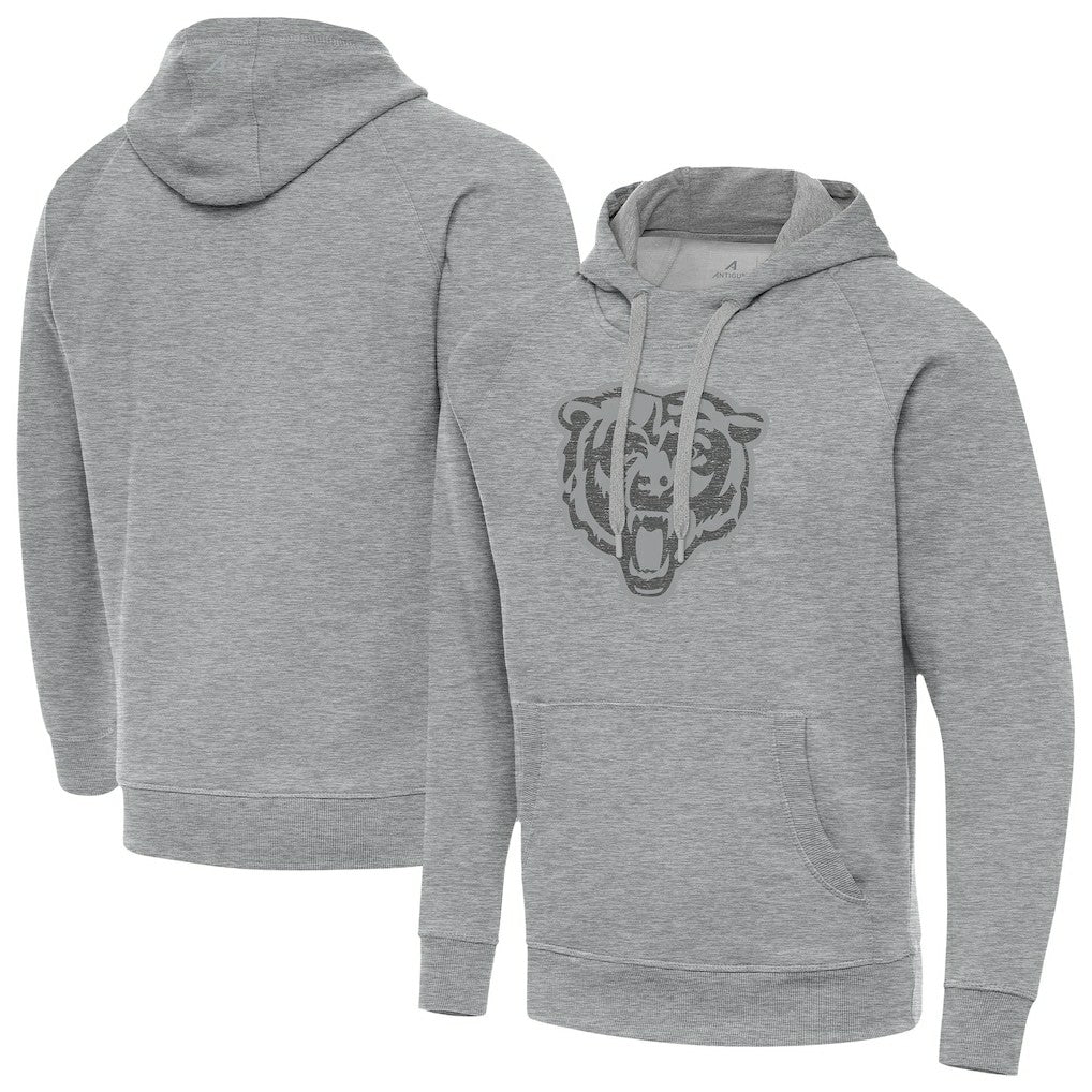 Chicago Bears Antigua Victory Hoodie Heather Gray | NFL