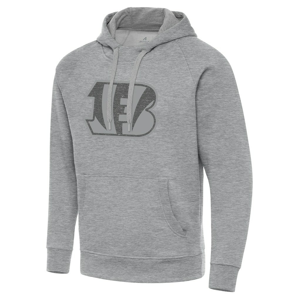 Cincinnati Bengals Antigua Victory Hoodie Heather Gray | NFL