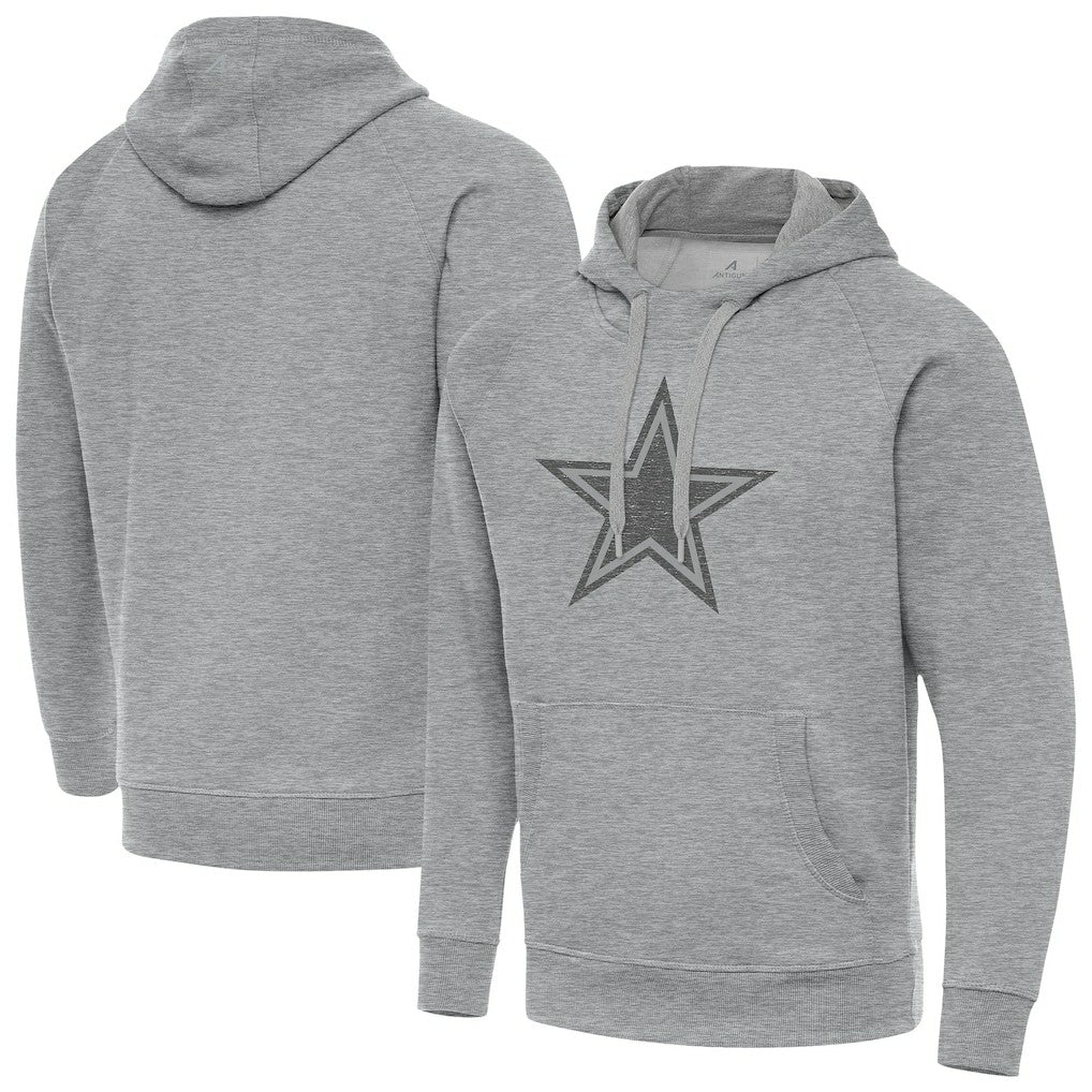 Dallas Cowboys Antigua Victory Hoodie Heather Gray | NFL