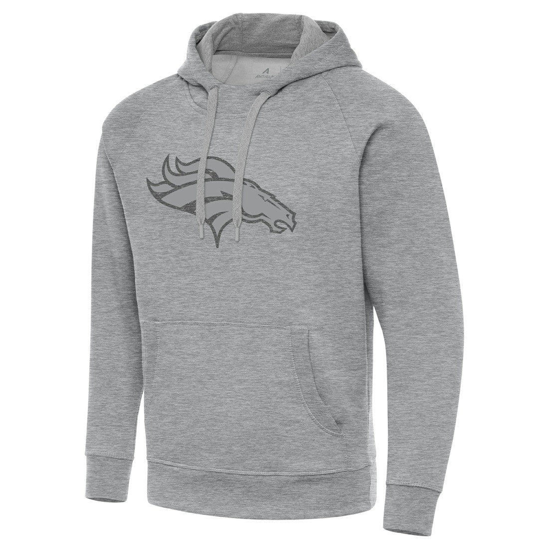 Denver Broncos Antigua Victory Hoodie Heather Gray | NFL