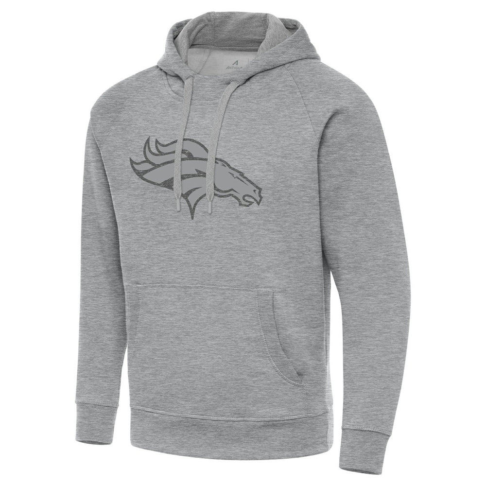 Denver Broncos Antigua Victory Hoodie Heather Gray | NFL