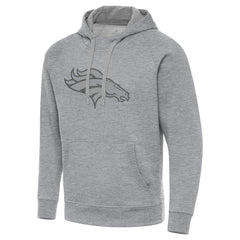 Denver Broncos Antigua Victory Hoodie Heather Gray | NFL