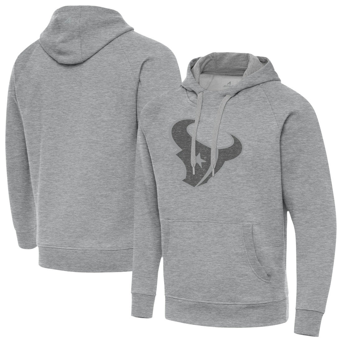 Houston Texans Antigua Victory Hoodie Heather Gray | NFL