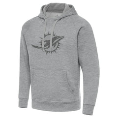 Miami Dolphins Antigua Victory Hoodie Heather Gray | NFL