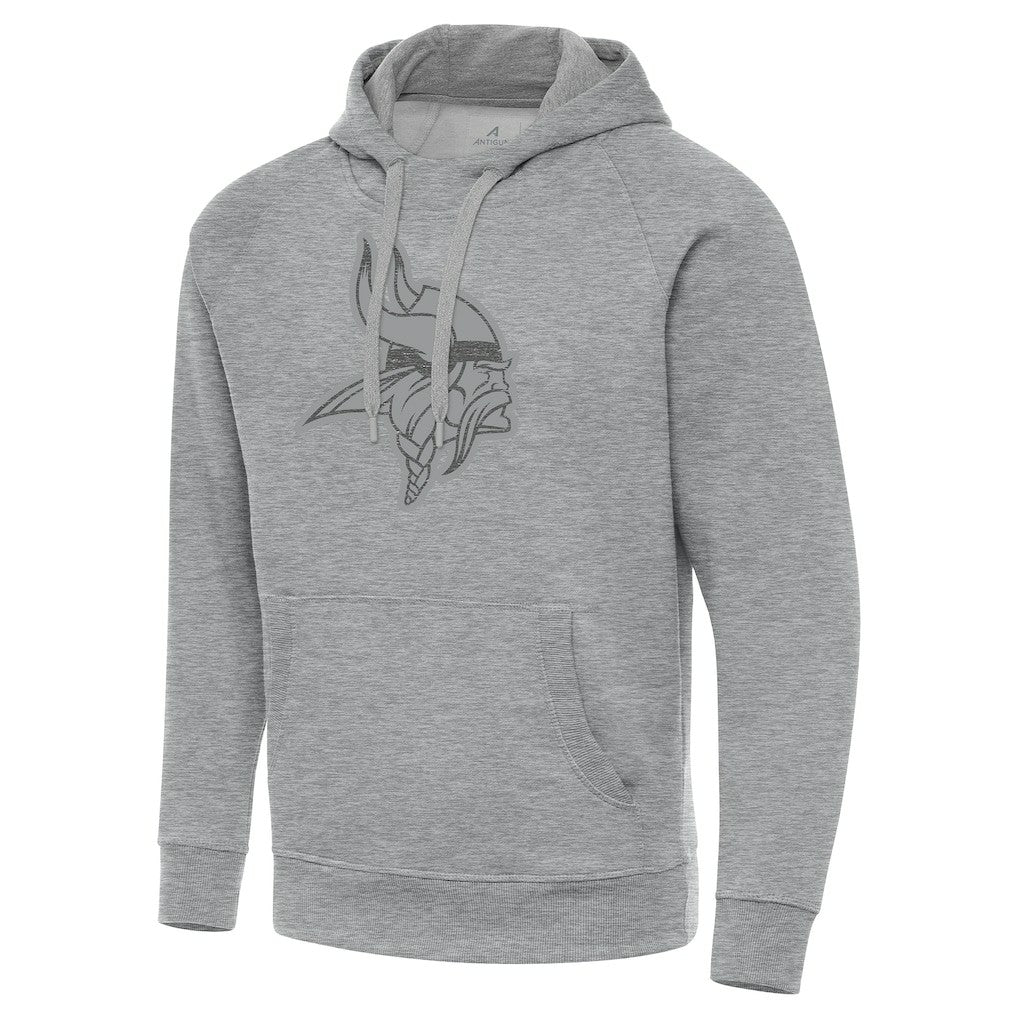 Minnesota Vikings Antigua Victory Hoodie Heather Gray | NFL