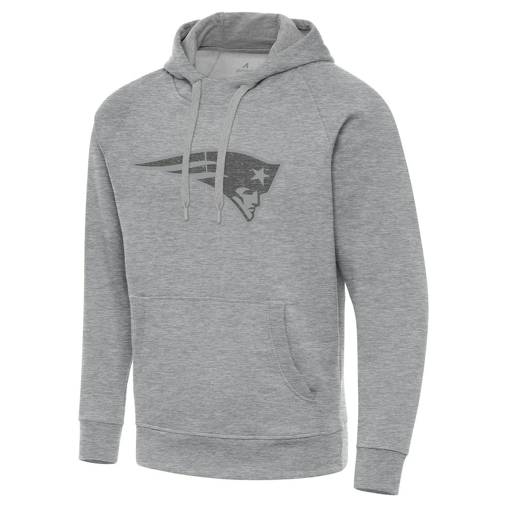 New England Patriots Antigua Victory Hoodie Heather Gray | NFL