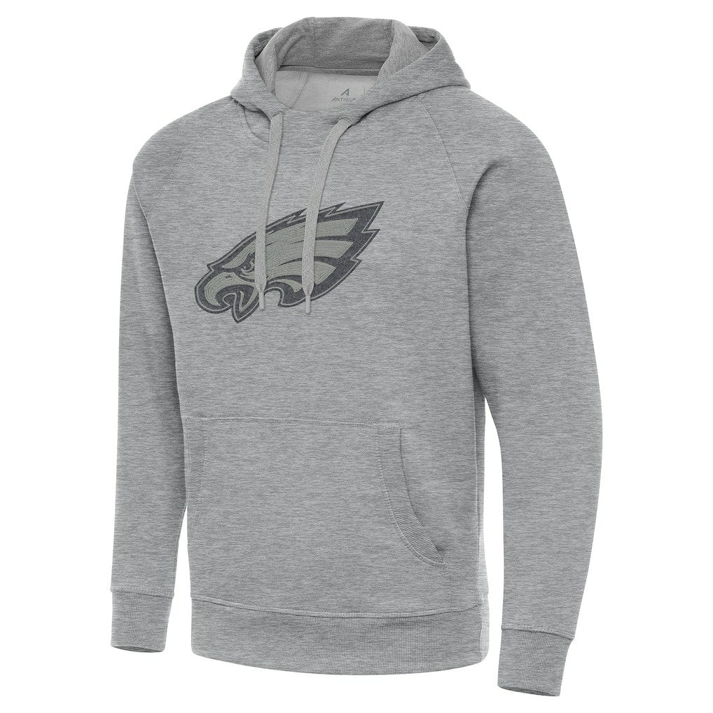 Philadelphia Eagles Antigua Victory Hoodie Heather Gray | NFL