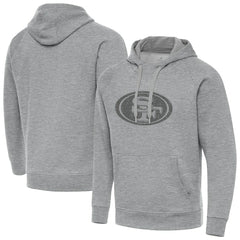 San Francisco 49ers Antigua Victory Hoodie Heather Gray | NFL