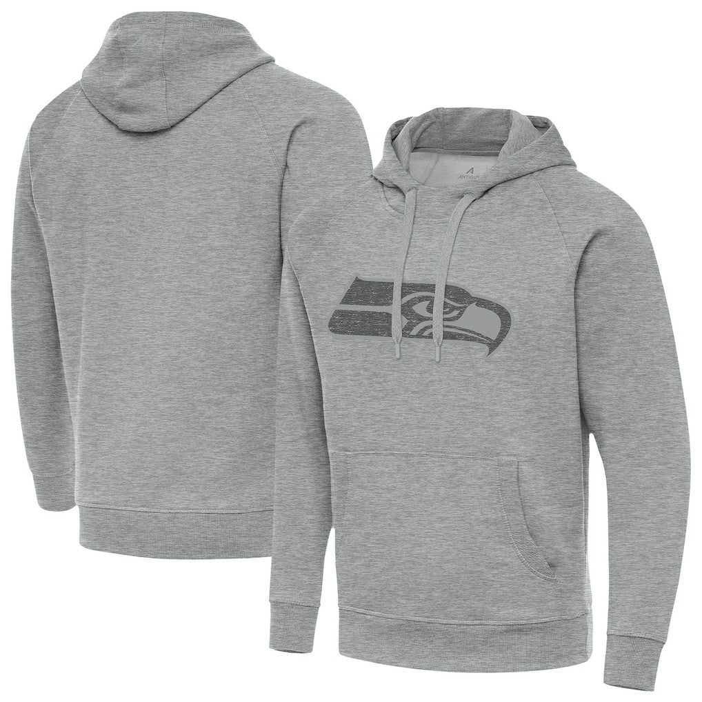 Seattle Seahawks Antigua Victory Hoodie Heather Gray | NFL