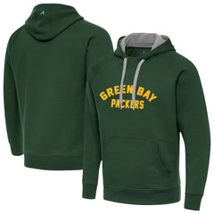 Green Bay Packers Antigua Victory Hoodie Hunter Green | NFL