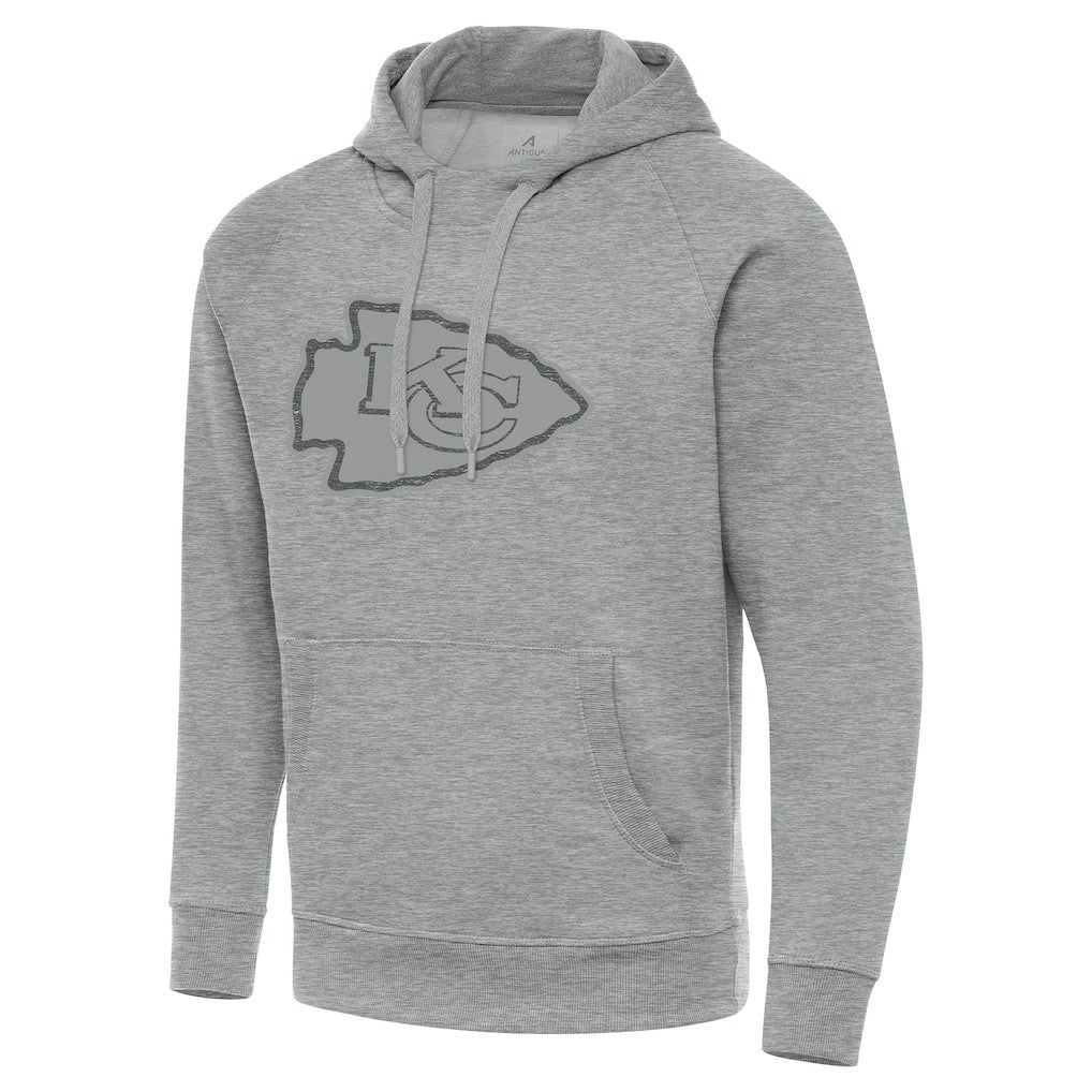 Kansas City Chiefs Antigua Victory Hoodie Heather Gray | NFL