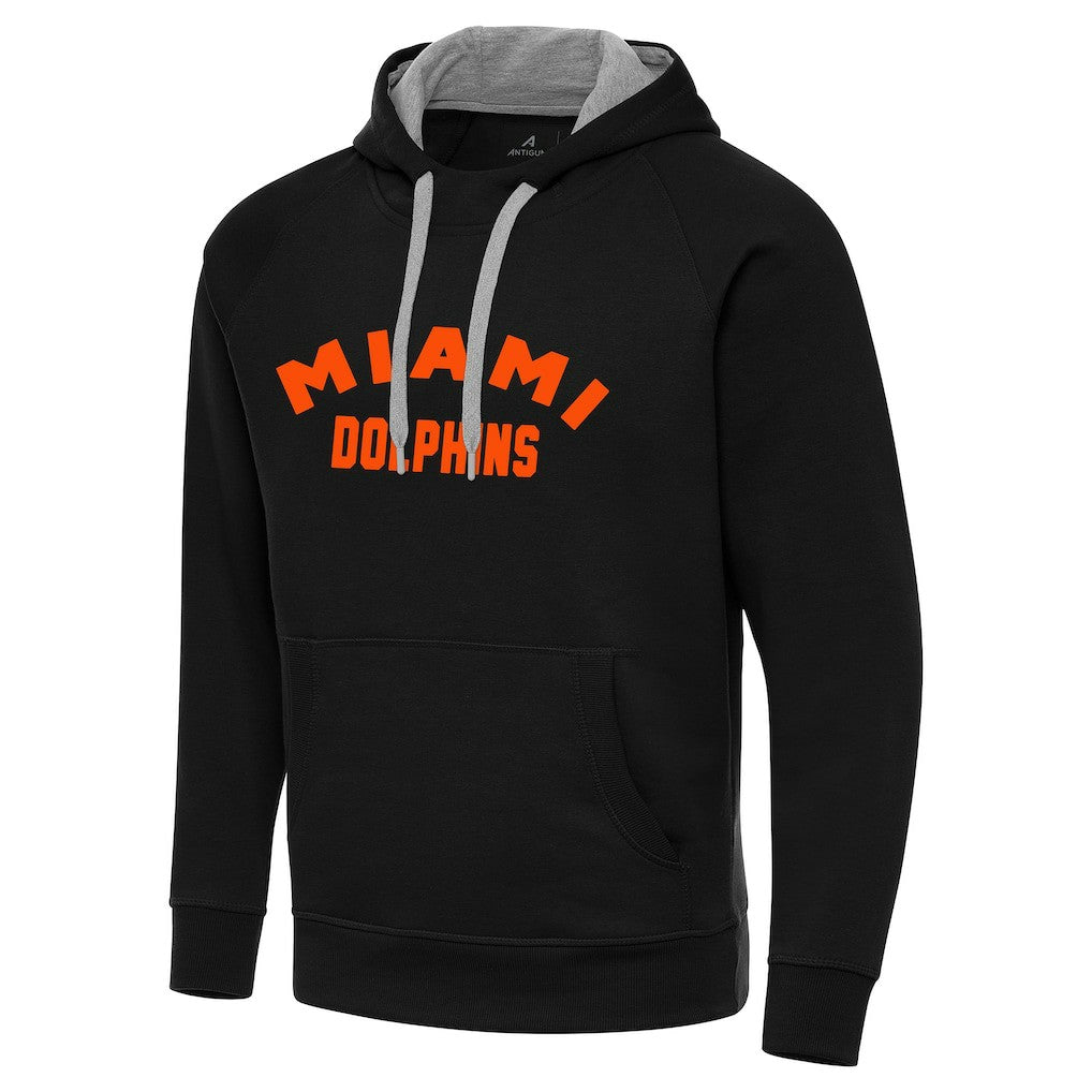Miami Dolphins Antigua Victory Hoodie Black | NFL