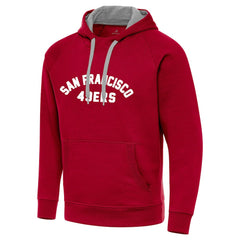San Francisco 49ers Antigua Victory Hoodie Scarlet | NFL