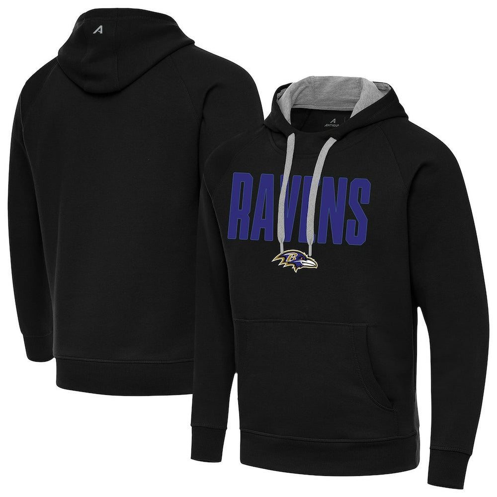 Baltimore Ravens Antigua Victory Hoodie Black | NFL