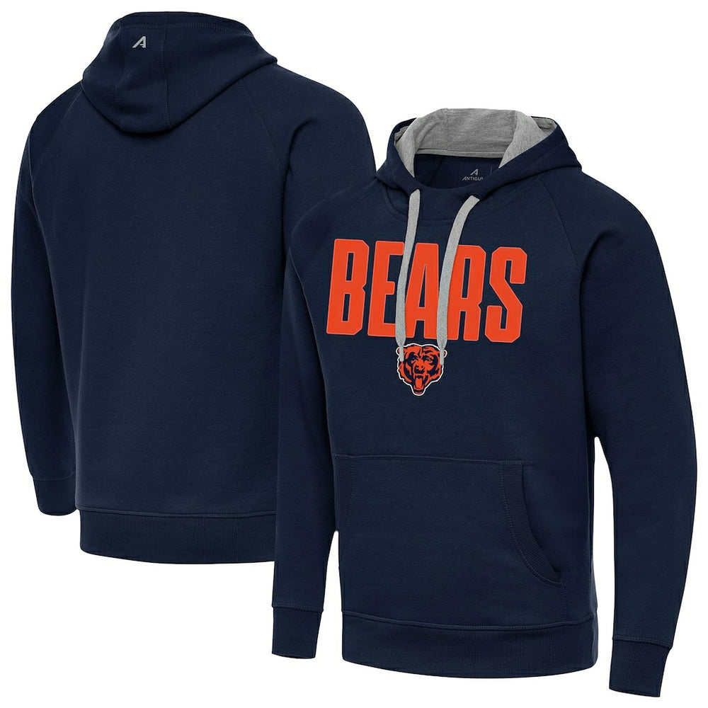 Chicago Bears Antigua Victory Hoodie Navy | NFL