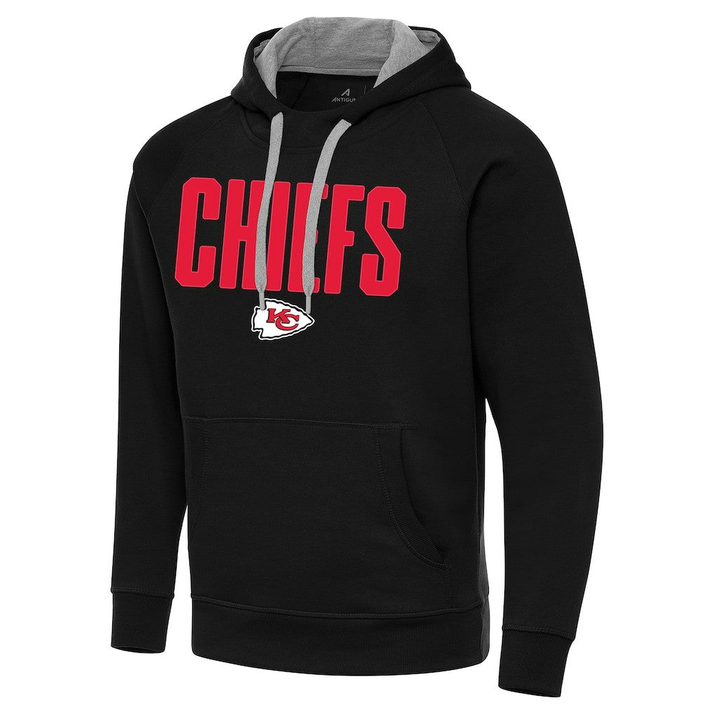 Kansas City Chiefs Antigua Victory Hoodie Black | NFL