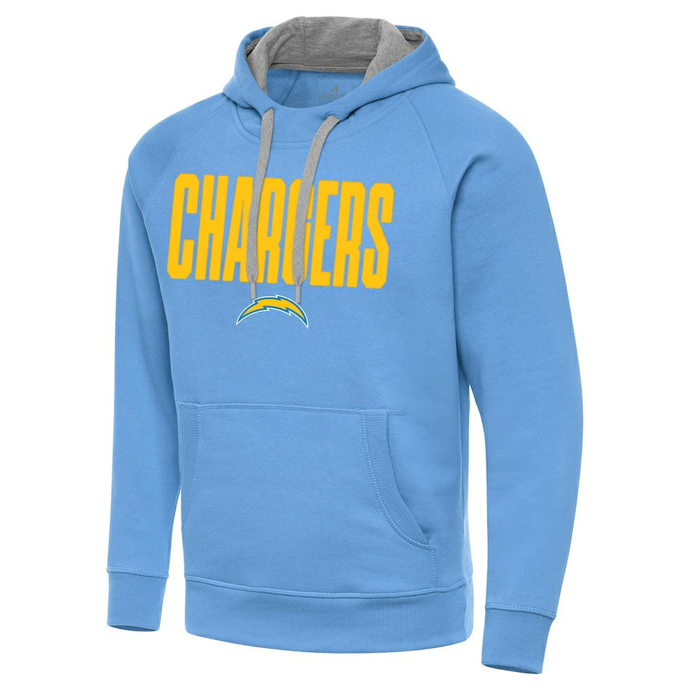 Los Angeles Chargers Antigua Victory Hoodie Powder Blue | NFL