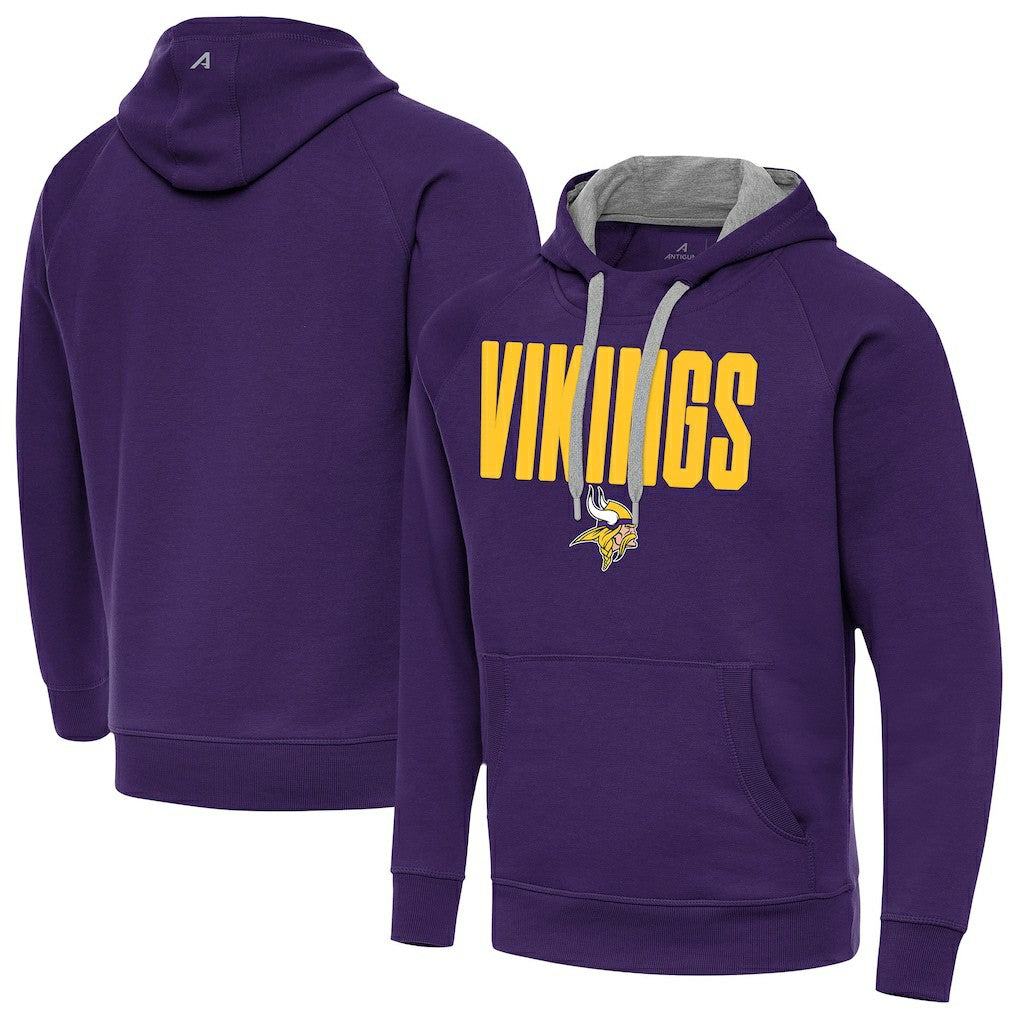 Minnesota Vikings Antigua Victory Hoodie Purple | NFL