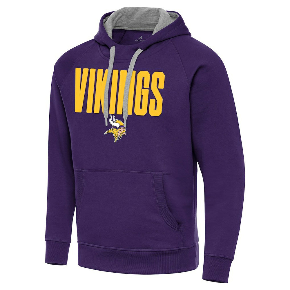 Minnesota Vikings Antigua Victory Hoodie Purple | NFL