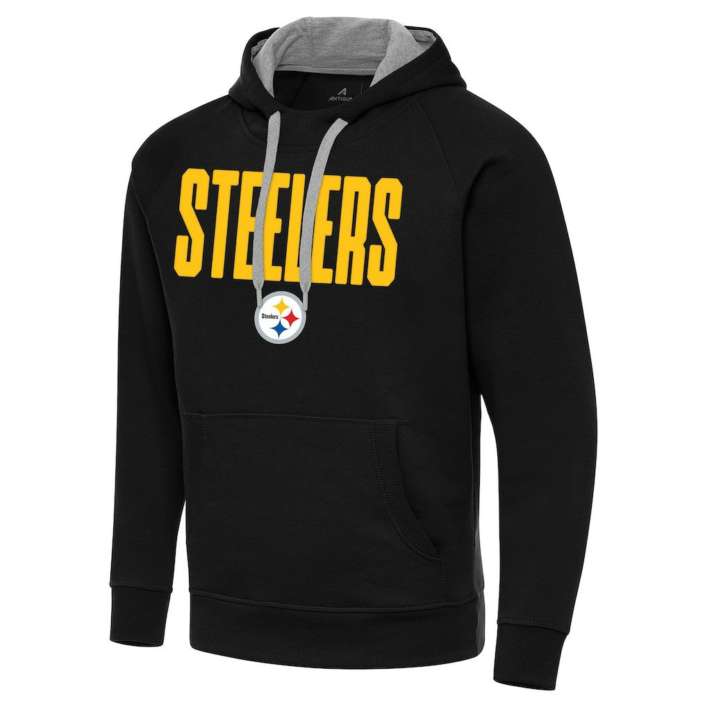 Pittsburgh Steelers Antigua Victory Hoodie Black | NFL